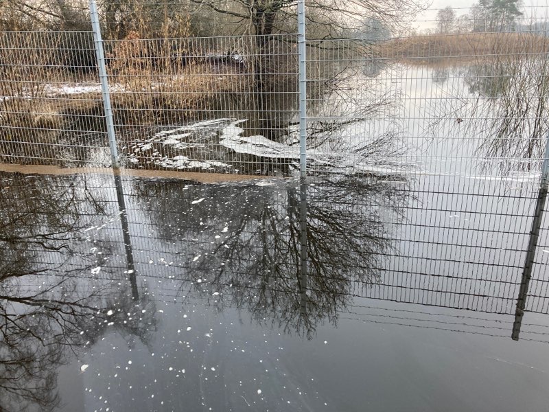 Bilden visar Maglekärrsbäcken.