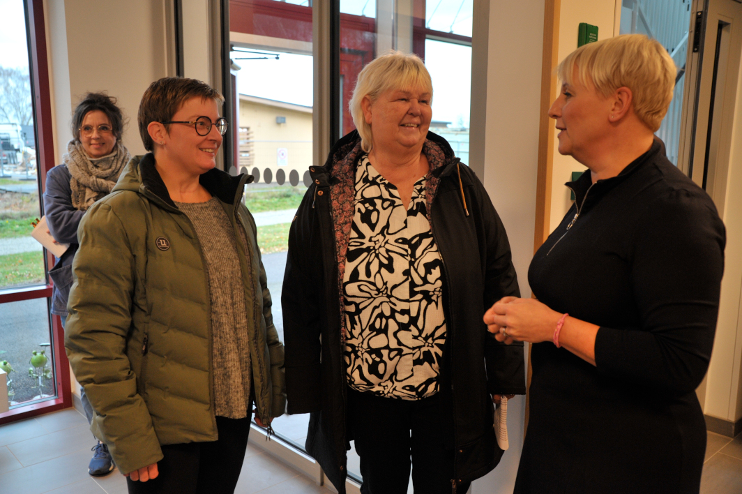 Bilden visar Lina Bengtsson, Lena Wallentheim och Anna Tenje.