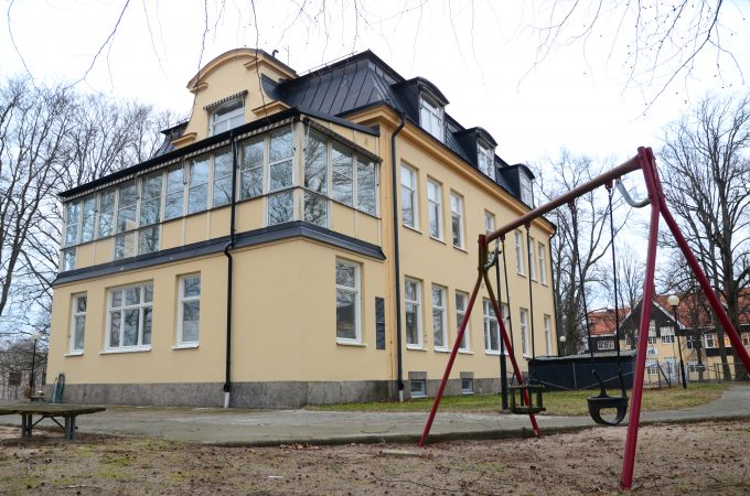 Bilden visar byggnaden där Norregårds förskola tidigare fanns.